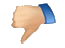 thumb down